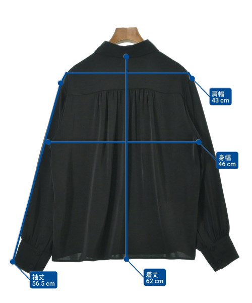 theory luxe（セオリーリュクス）ブラウス 黒 サイズ:38(M位) レディース/2200649811052