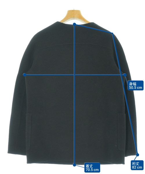 theory luxe（セオリーリュクス）ピーコート 黒 サイズ:36(S位) レディース/2200645176018