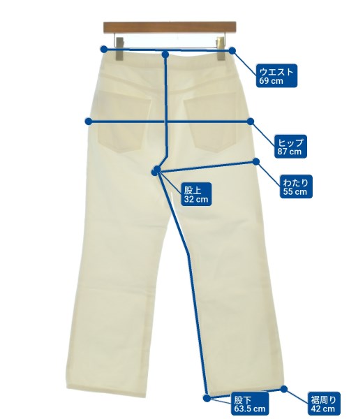 theory luxe（セオリーリュクス）デニムパンツ 白 サイズ:36(S位) レディース/2200645176056