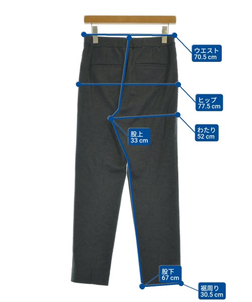 theory luxe（セオリーリュクス）スラックス グレー サイズ:38(M位) レディース/2200653054018