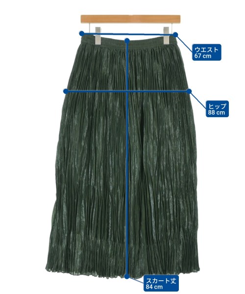 theory luxe（セオリーリュクス）ロング・マキシ丈スカート 緑 サイズ:38(M位) レディース/2200646966038