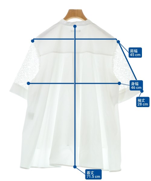 theory luxe（セオリーリュクス）ブラウス 白 サイズ:38(M位) レディース/2200644627023