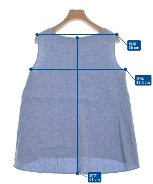 theory luxe（セオリーリュクス）カジュアルシャツ 青 サイズ:38(M位) レディース/2200626692070