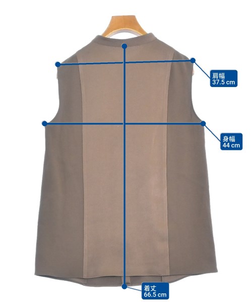 theory luxe（セオリーリュクス）ブラウス 茶 サイズ:38(M位) レディース/2200647156094