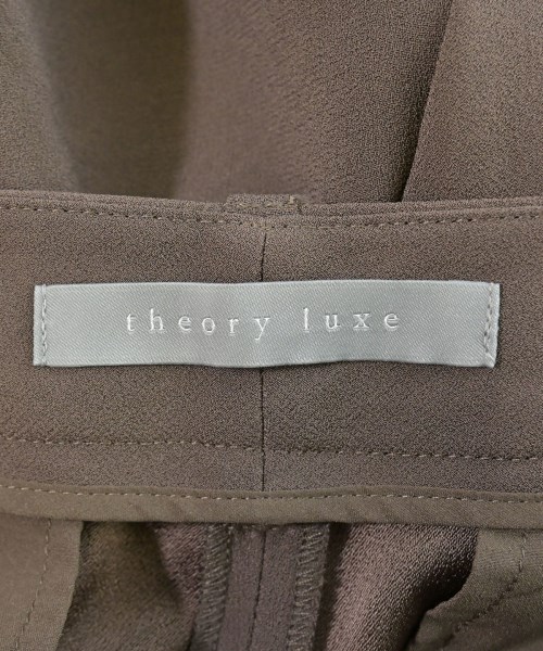 theory luxe（セオリーリュクス）スラックス 茶 サイズ:36(S位) レディース/2200647156100