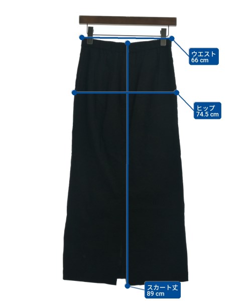 theory luxe（セオリーリュクス）ロング・マキシ丈スカート 黒 サイズ:36(S位) レディース/2200700280155
