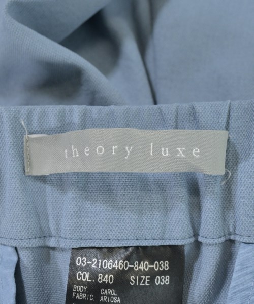 theory luxe（セオリーリュクス）スラックス 青 サイズ:38(M位) レディース/2200700280179