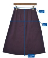 theory luxe（セオリーリュクス）ひざ丈スカート 紫 サイズ:36(S位) レディース/2200704314061