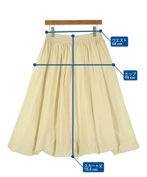 theory luxe（セオリーリュクス）ひざ丈スカート ベージュ サイズ:38(M位) レディース/2200704452244