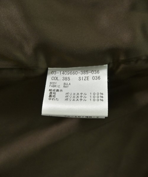theory luxe（セオリーリュクス）ダウンコート カーキ サイズ:36(S位) レディース/2200702563027