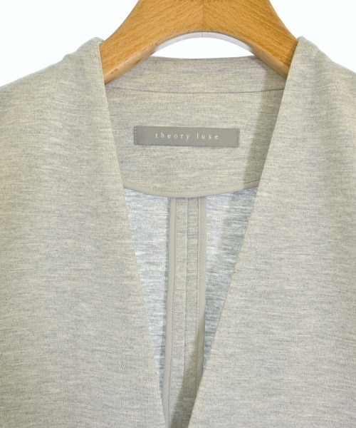 theory luxe（セオリーリュクス）ノーカラージャケット グレー サイズ:38(M位) レディース/2200703317025