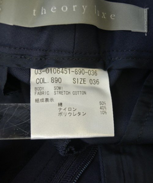 theory luxe（セオリーリュクス）スラックス 紺 サイズ:36(S位) レディース/2200703049049