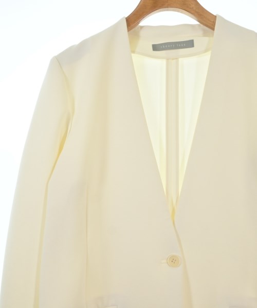 theory luxe（セオリーリュクス）ノーカラージャケット 白 サイズ:38(M位) レディース/2200706879018