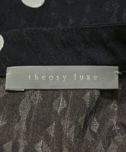 theory luxe（セオリーリュクス）ブラウス 黒 サイズ:38(M位) レディース/2200708317037