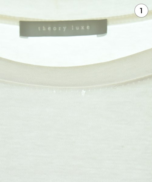 theory luxe（セオリーリュクス）Tシャツ・カットソー 白 サイズ:38(M位) レディース/2200704245112