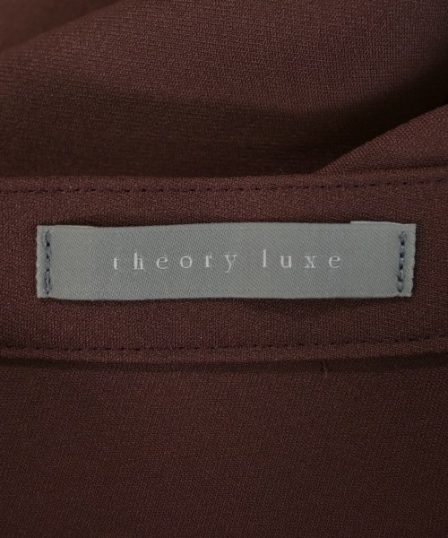 theory luxe（セオリーリュクス）カジュアルシャツ 茶 サイズ:38(M位) レディース/2200704245143
