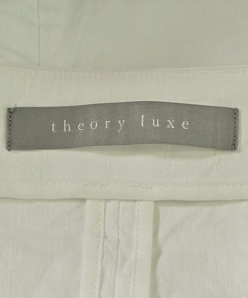 theory luxe（セオリーリュクス）ノーカラージャケット 白 サイズ:38(M位) レディース/2200706962017