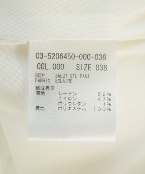 theory luxe（セオリーリュクス）その他 白 サイズ:38(M位) レディース/2200708649022