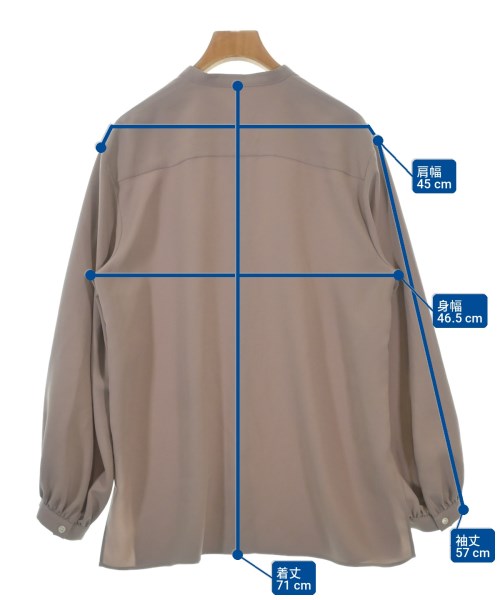 theory luxe（セオリーリュクス）ブラウス ベージュ サイズ:38(M位) レディース/2200709068099