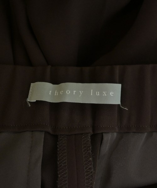 theory luxe（セオリーリュクス）スラックス 茶 サイズ:36(S位) レディース/2200709068167