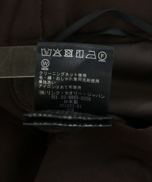 theory luxe（セオリーリュクス）スラックス 茶 サイズ:36(S位) レディース/2200709068167