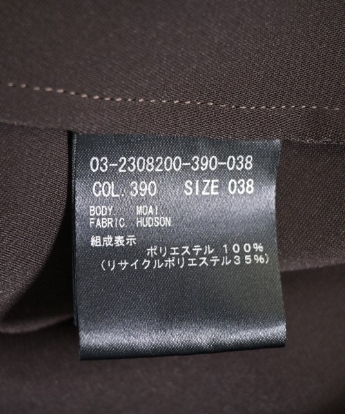 theory luxe（セオリーリュクス）カジュアルシャツ 茶 サイズ:38(M位) レディース/2200706002201