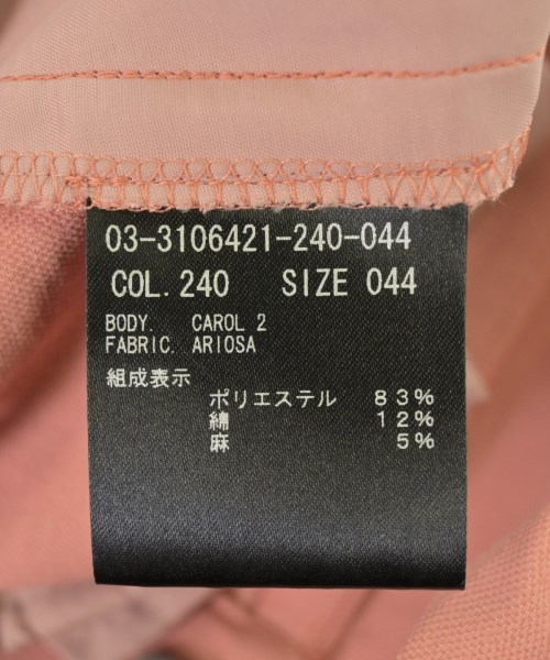 theory luxe（セオリーリュクス）その他 ピンク サイズ:44(XL位) レディース/2200691813455