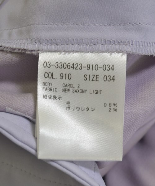 theory luxe（セオリーリュクス）スラックス 紫 サイズ:34(XS位) レディース/2200710129024