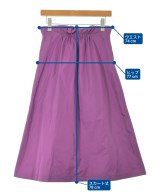 theory luxe（セオリーリュクス）ロング・マキシ丈スカート 紫 サイズ:38(M位) レディース/2200663097029