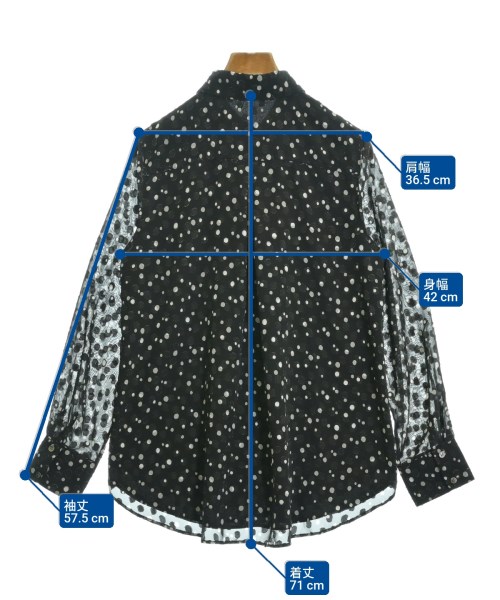 theory luxe（セオリーリュクス）ブラウス 黒 サイズ:38(M位) レディース/2200663097074