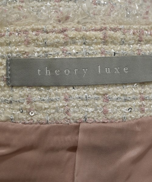 theory luxe（セオリーリュクス）ノーカラージャケット 白 サイズ:40(L位) レディース/2200663326020