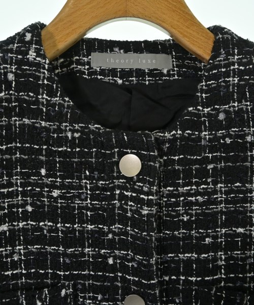 theory luxe（セオリーリュクス）ノーカラージャケット 黒 サイズ:40(L位) レディース/2200663326037