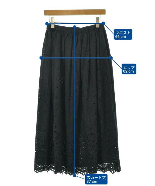 theory luxe（セオリーリュクス）ロング・マキシ丈スカート 黒 サイズ:38(M位) レディース/2200663360048