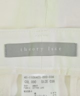 theory luxe（セオリーリュクス）スラックス 白 サイズ:36(S位) レディース/2200663778058