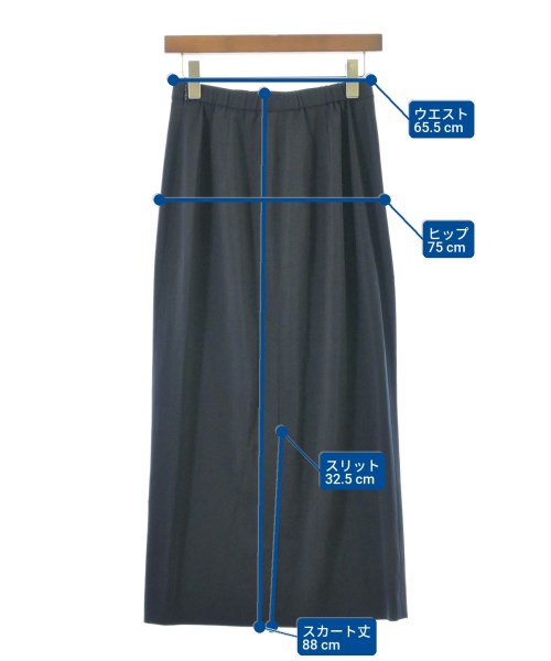 theory luxe（セオリーリュクス）ロング・マキシ丈スカート 紺 サイズ:36(S位) レディース/2200665035036