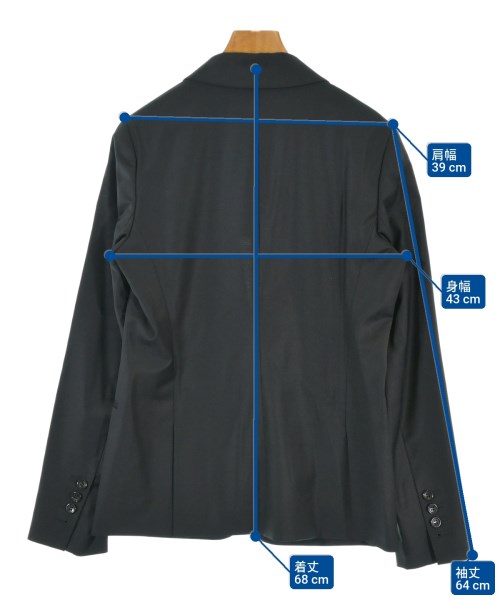 theory luxe（セオリーリュクス）テーラードジャケット 黒 サイズ:42(L位) レディース/2200662131052