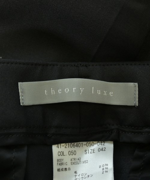 theory luxe（セオリーリュクス）スラックス 黒 サイズ:42(L位) レディース/2200662131182