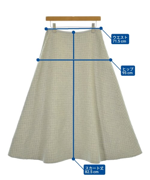 theory luxe（セオリーリュクス）ロング・マキシ丈スカート グレー サイズ:38(M位) レディース/2200665910012