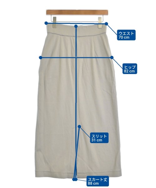 theory luxe（セオリーリュクス）ロング・マキシ丈スカート グレー サイズ:38(M位) レディース/2200665910111