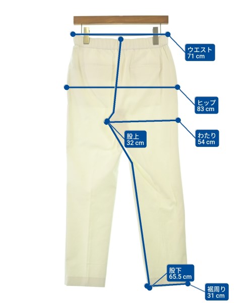 theory luxe（セオリーリュクス）スラックス 白 サイズ:40(M位) レディース/2200665910128