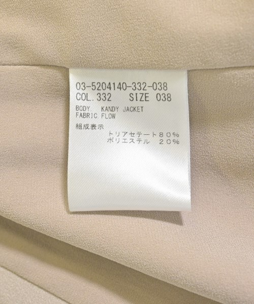 theory luxe（セオリーリュクス）カジュアルジャケット ベージュ サイズ:38(M位) レディース/2200667016040