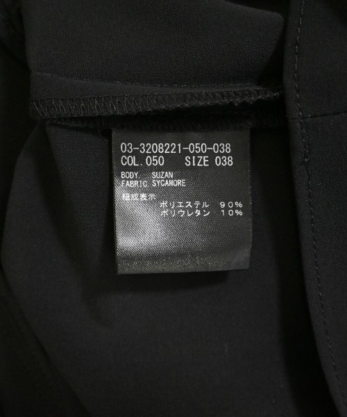 theory luxe（セオリーリュクス）カジュアルシャツ 黒 サイズ:38(M位) レディース/2200667016057