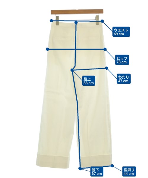 theory luxe（セオリーリュクス）スラックス 白 サイズ:38(M位) レディース/2200667016095