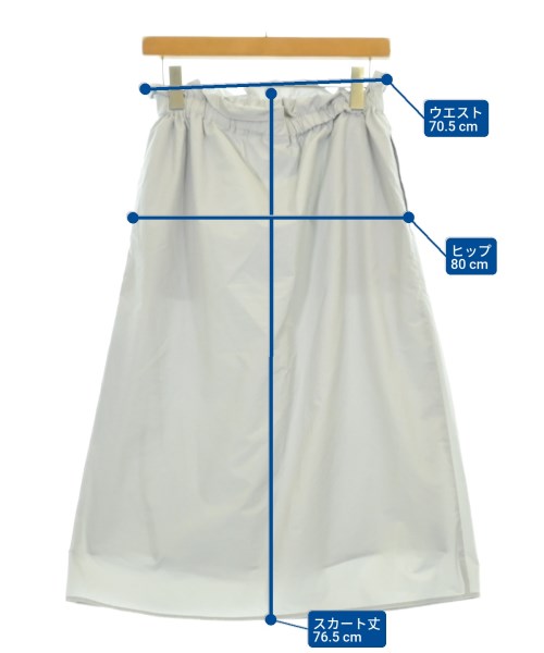 theory luxe（セオリーリュクス）ロング・マキシ丈スカート グレー サイズ:38(M位) レディース/2200667417021