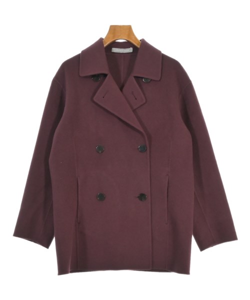 theory luxe(セオリーリュクス)ピーコート 赤 サイズ:36(S位)/2200665077012