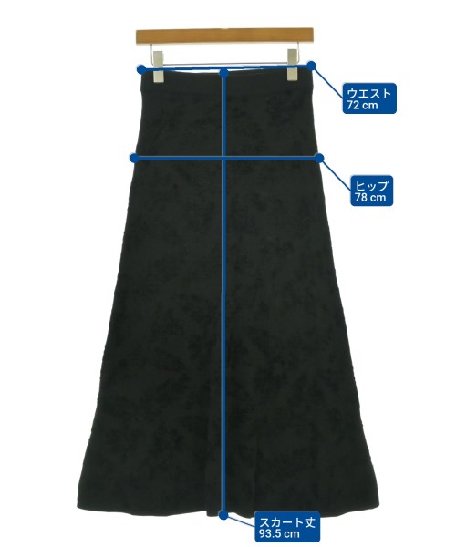 theory luxe（セオリーリュクス）ロング・マキシ丈スカート 黒 サイズ:38(M位) レディース/2200658879029
