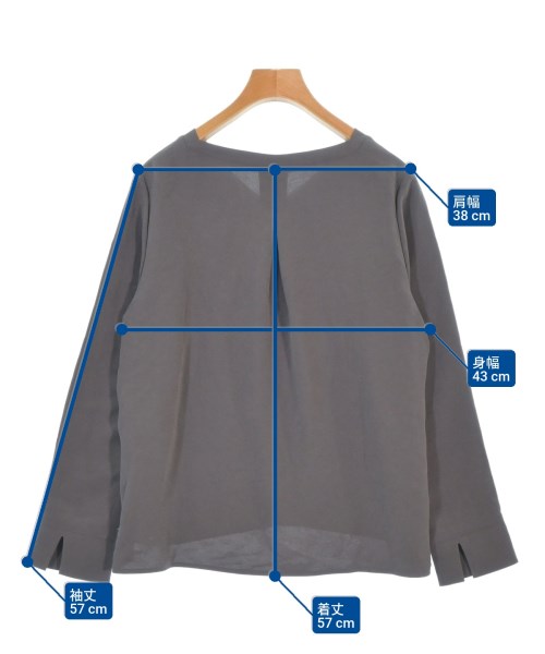 theory luxe（セオリーリュクス）ブラウス グレー サイズ:38(M位) レディース/2200665314063