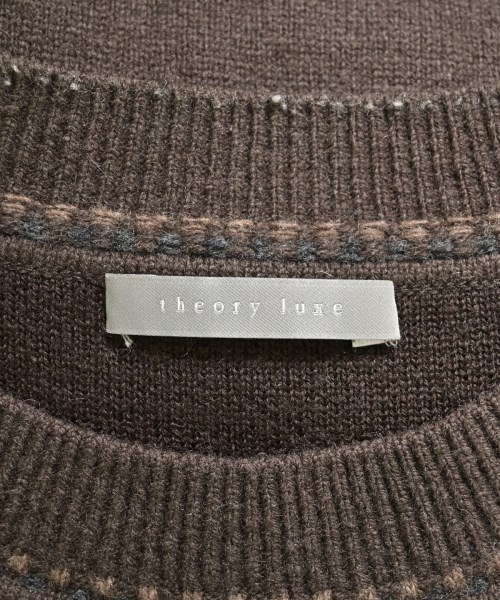 theory luxe（セオリーリュクス）ニット・セーター 茶 サイズ:38(M位) レディース/2200653810041