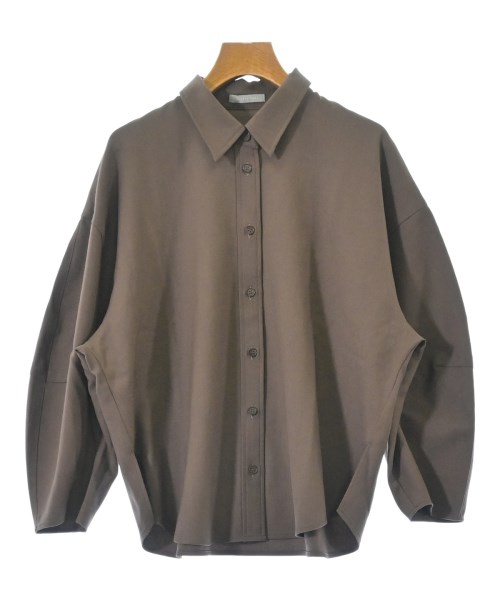 theory luxe(セオリーリュクス)カジュアルシャツ 茶 サイズ:38(M位)/2200653810089
