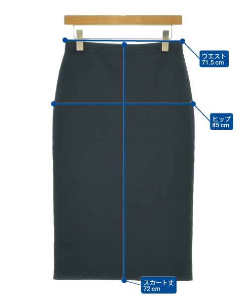theory luxe（セオリーリュクス）ロング・マキシ丈スカート 紺 サイズ:38(M位) レディース/2200668668040